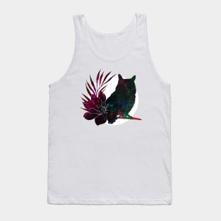 Dream Spirit Owl tie-dye Tank Top